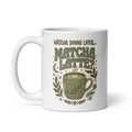 Watcha Doing, Matcha Latte White glossy mug
